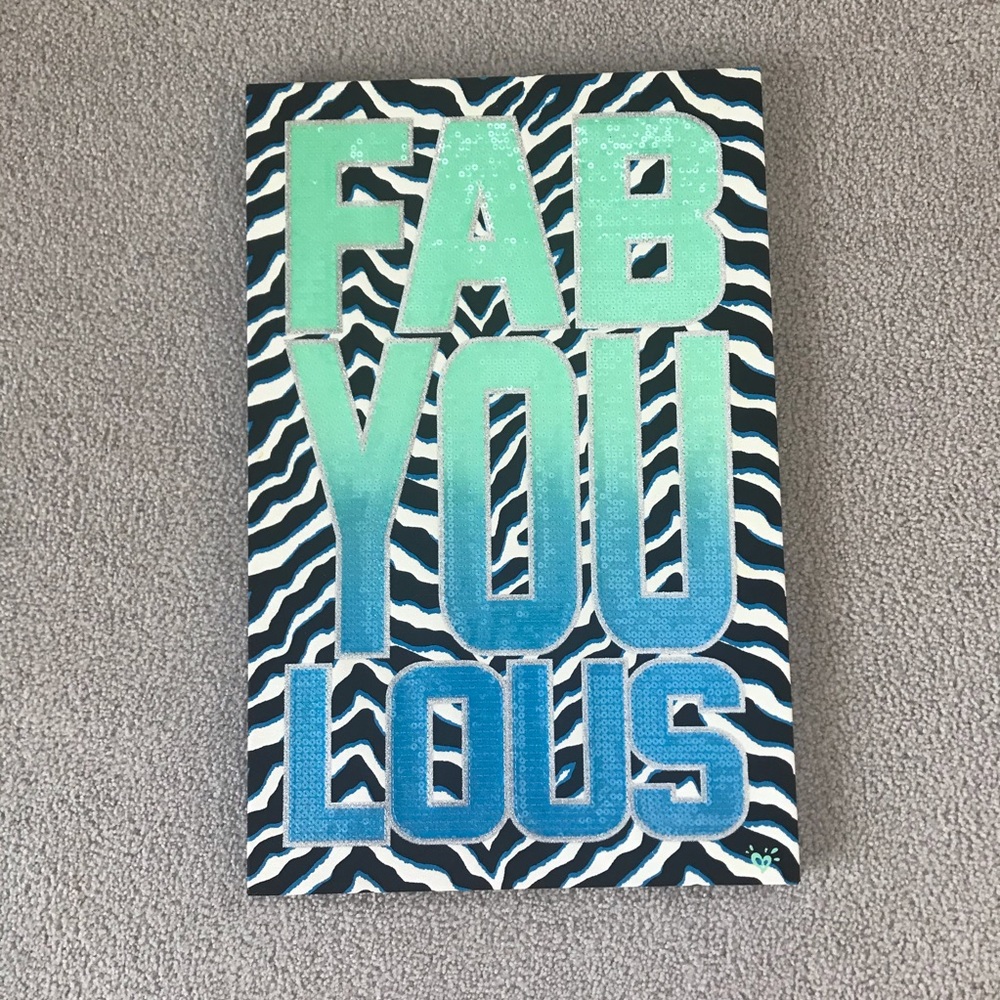 Justice “Fab-You-Lous” Girls Wall Art